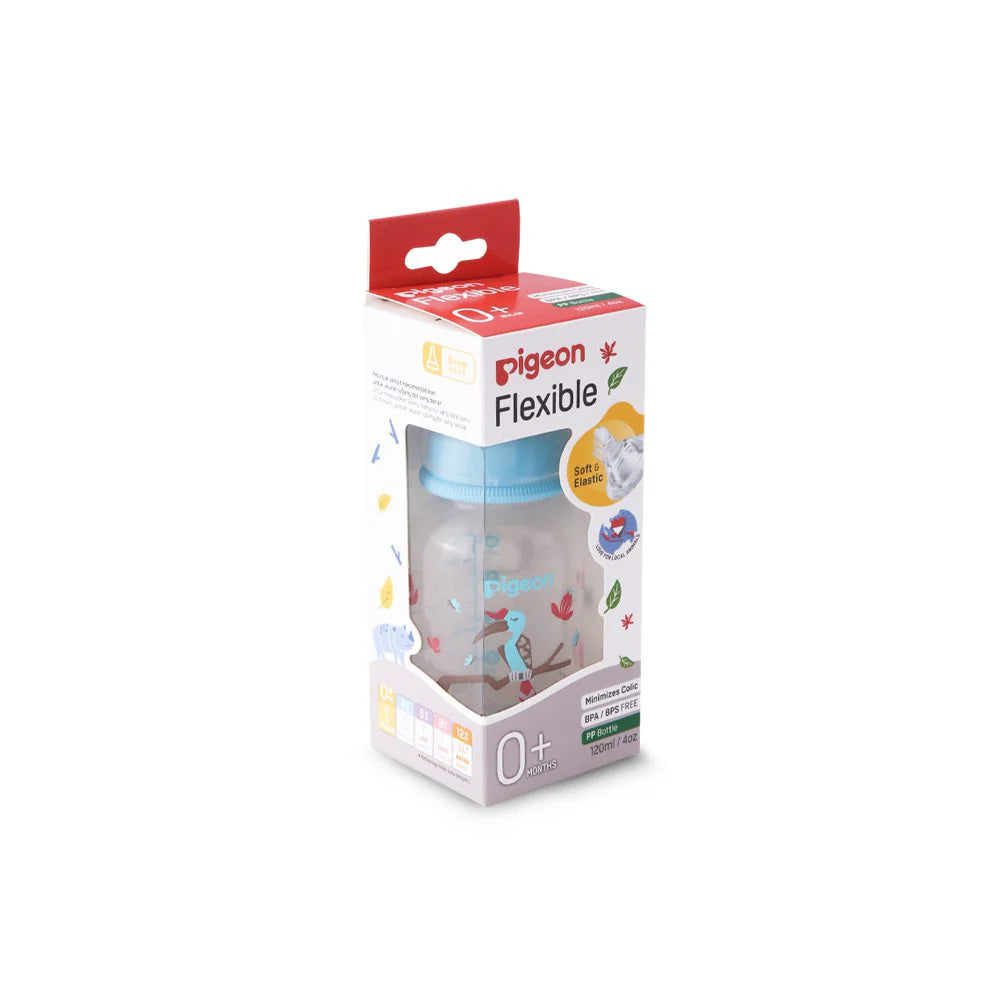 PIGEON COMPACT COLORFUL FLEXIBLE FEEDER 0+ MONTHS---ZEDSHOPPE