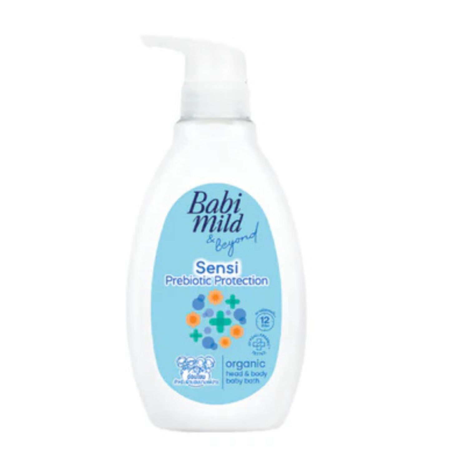 Baby Mild & Beyond Prebiotic Protection Organic Head & Body Baby Bath 380 ml - ZEDSHOPPE
