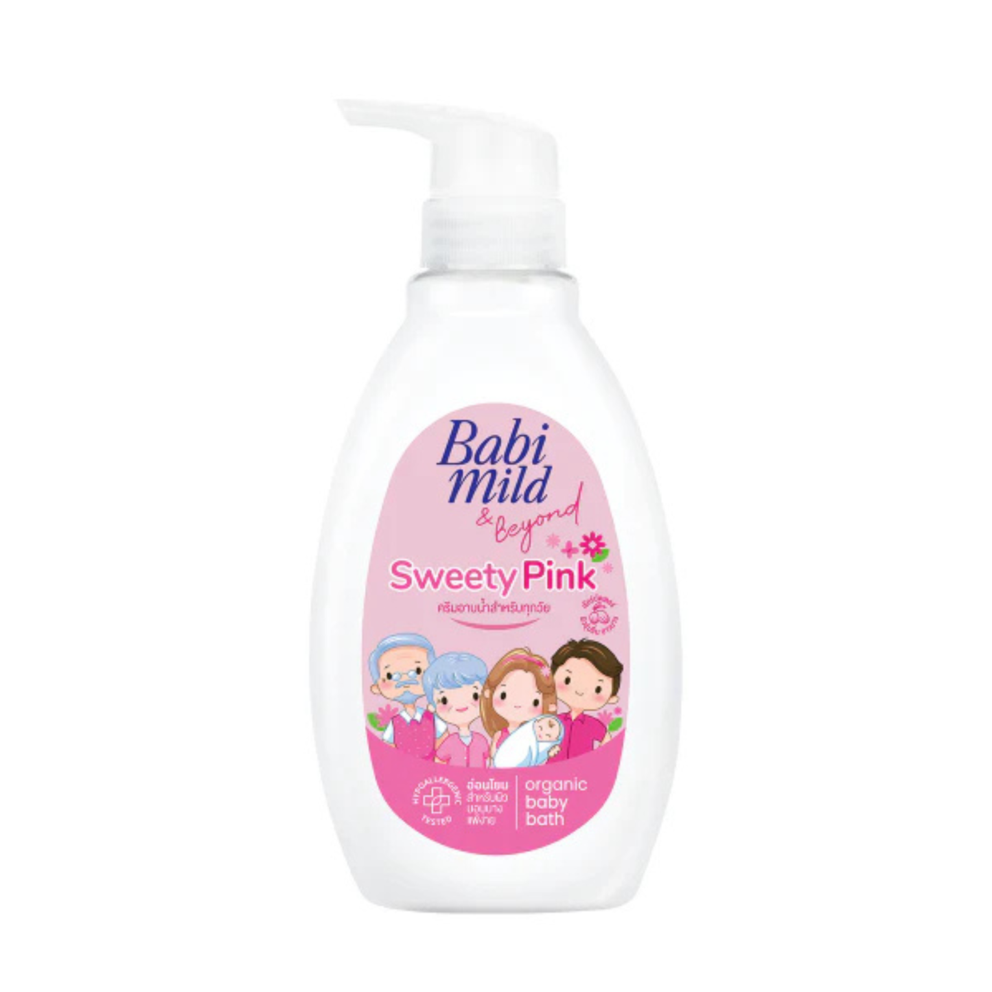 Baby Mild & Beyond Sweety Pink Organic Baby Bath 380 ml - ZEDSHOPPE