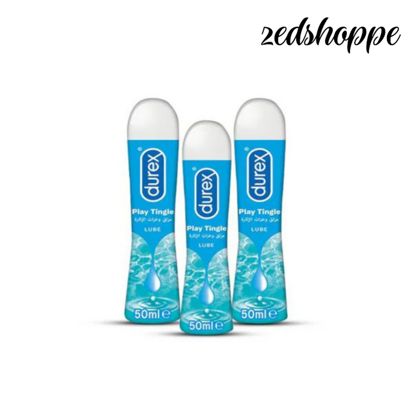 Bundle - Pack Of 3 - Durex Play Tingle Lubricant 50ML.