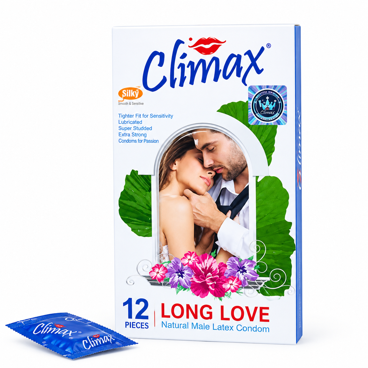 Climax Long Love Dotted Delay Condoms 12s Pakistan - ZEDSHOPPE®