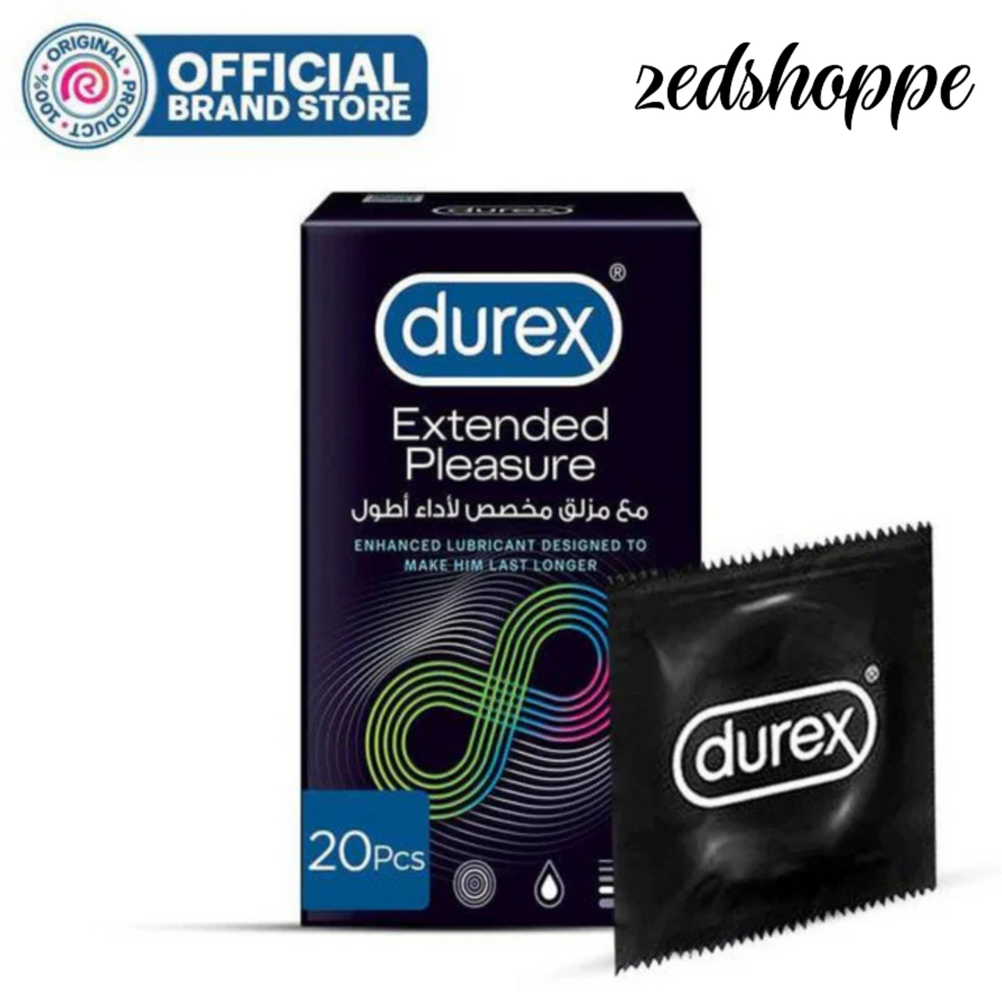 Durex Condoms (20's) Extended Pleasure.