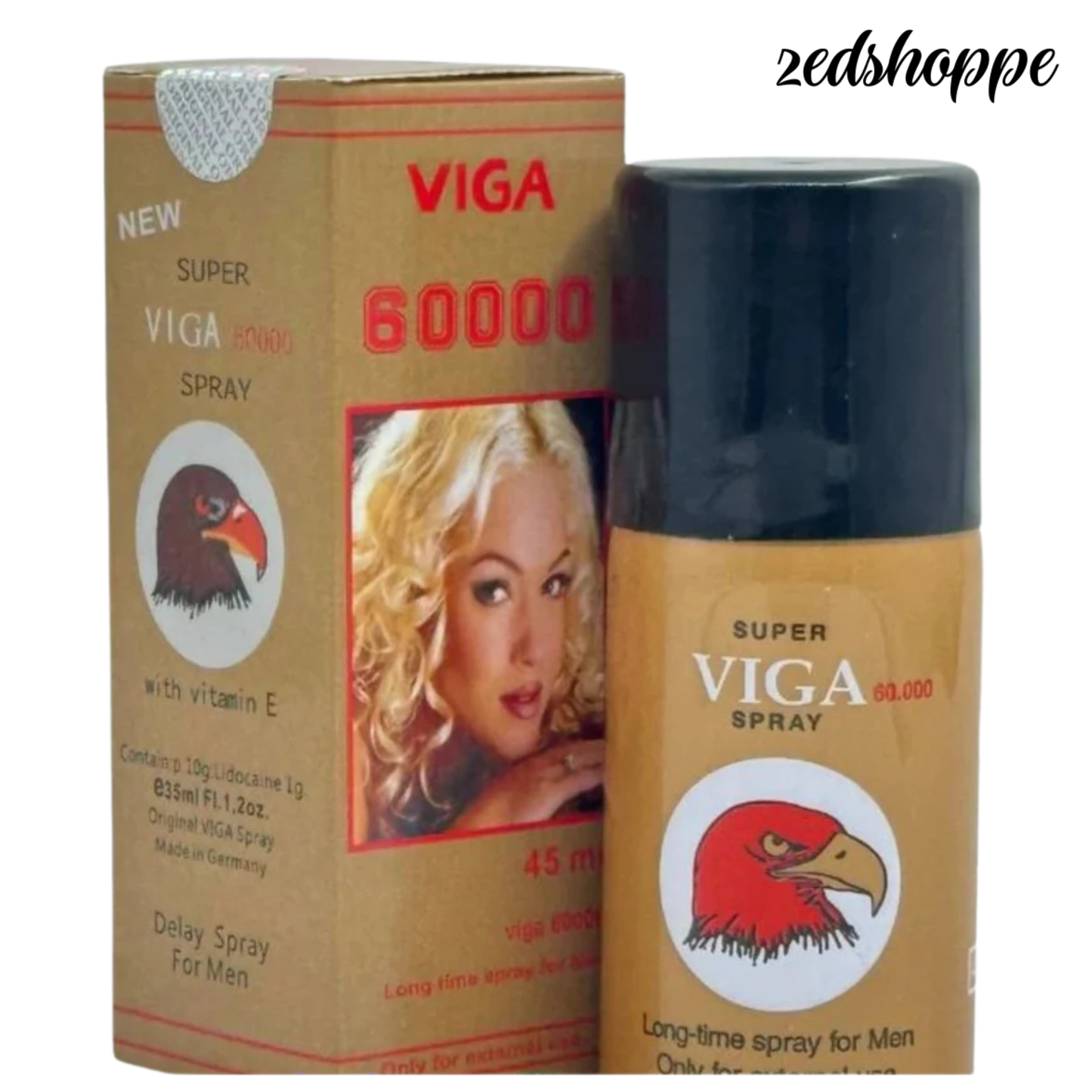 Men Super Viga 60000 Delay Spray - ZEDSHOPPE