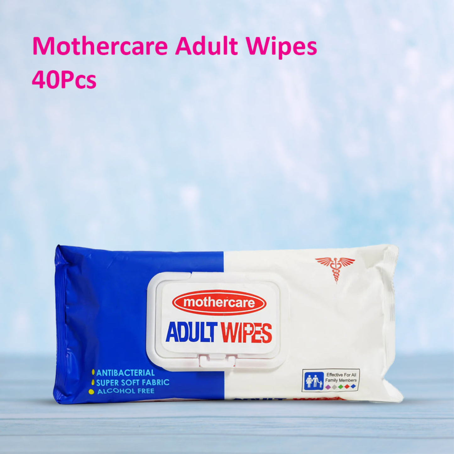 Mothercare Adult Wipes 40Pcs - ZEDSHOPPE