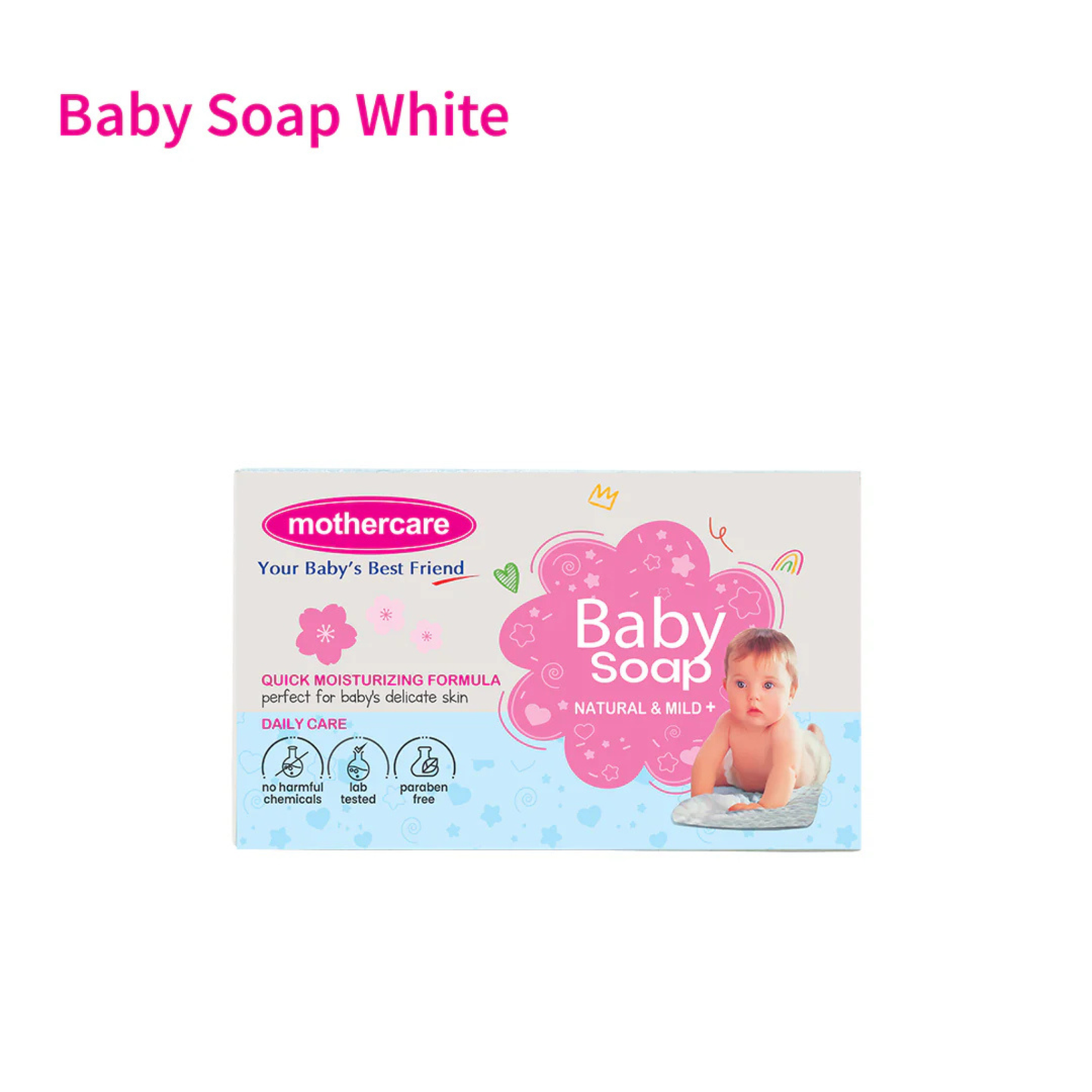 Mothercare Baby Soap Natural & Mild 90gm - ZEDSHOPPE