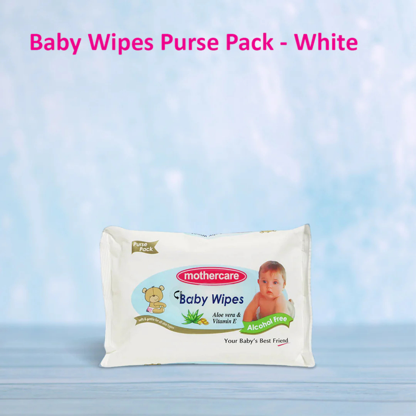 Mothercare Baby Wipes Purse Pack White - ZEDSHOPPE