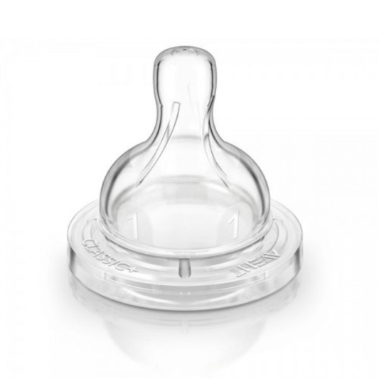 Philips Avent Teat Newborn 0m+ / 1h Pack of 2 -- ZEDSHOPPE
