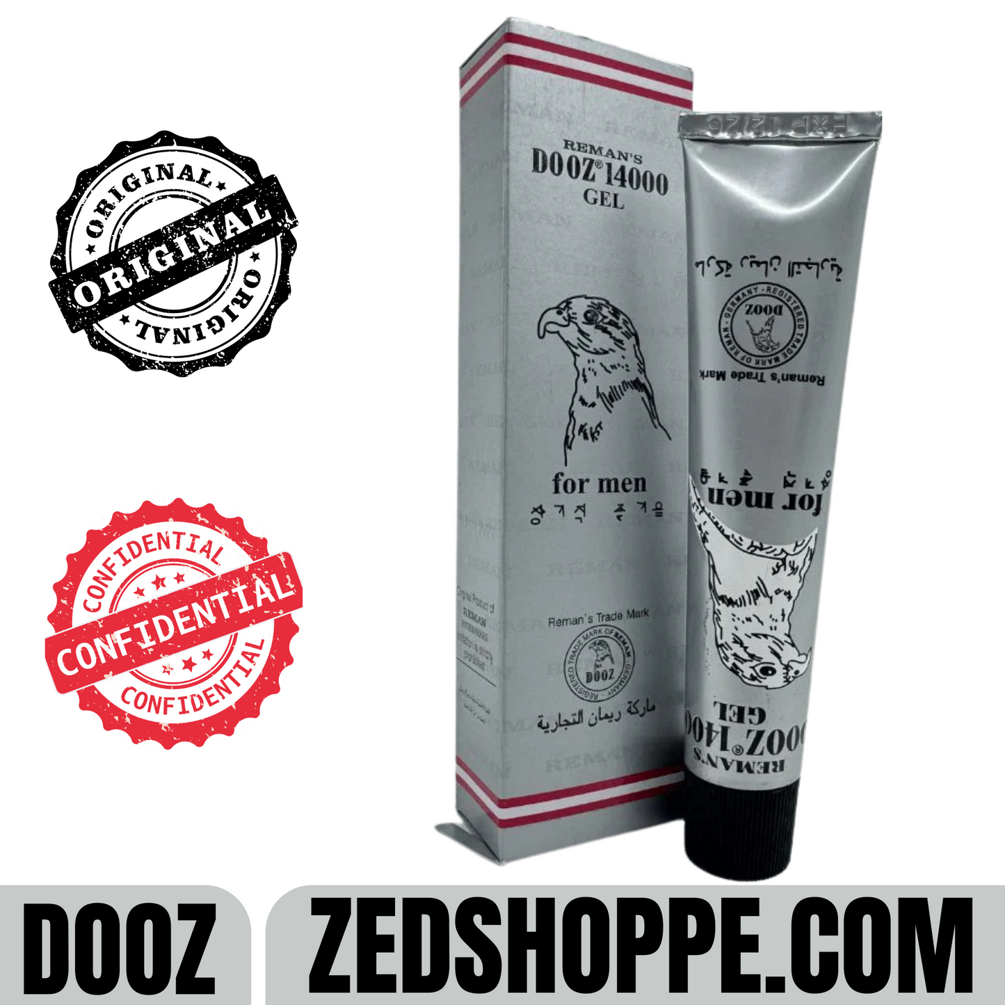 Reman's Dooz 14000 Silver Delay Cream For Men - ZEDSHOPPE.