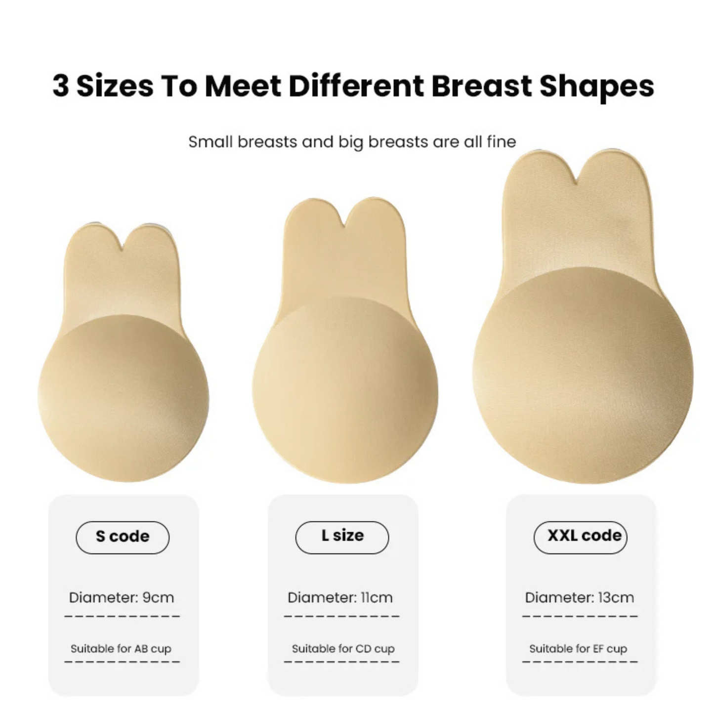 Self Adhesive Rabbit Bra Stick For Breast Up Lift -- ZEDSHOPPE
