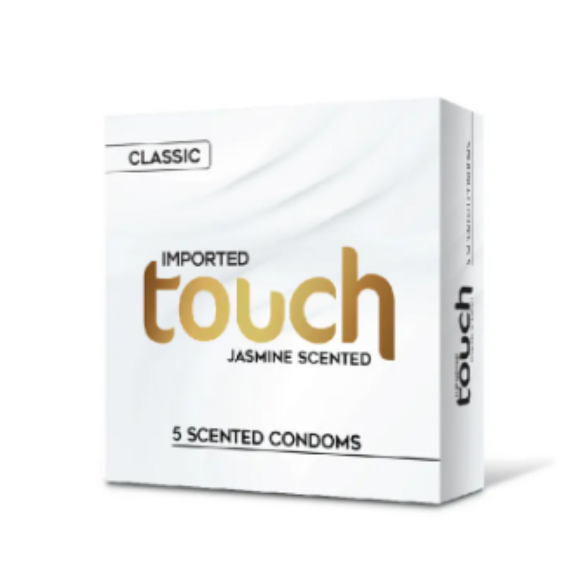 Touch Classic Jasmin Scented Condoms Pack of 5 box - scented classic condoms - ZEDSHOPPE®
