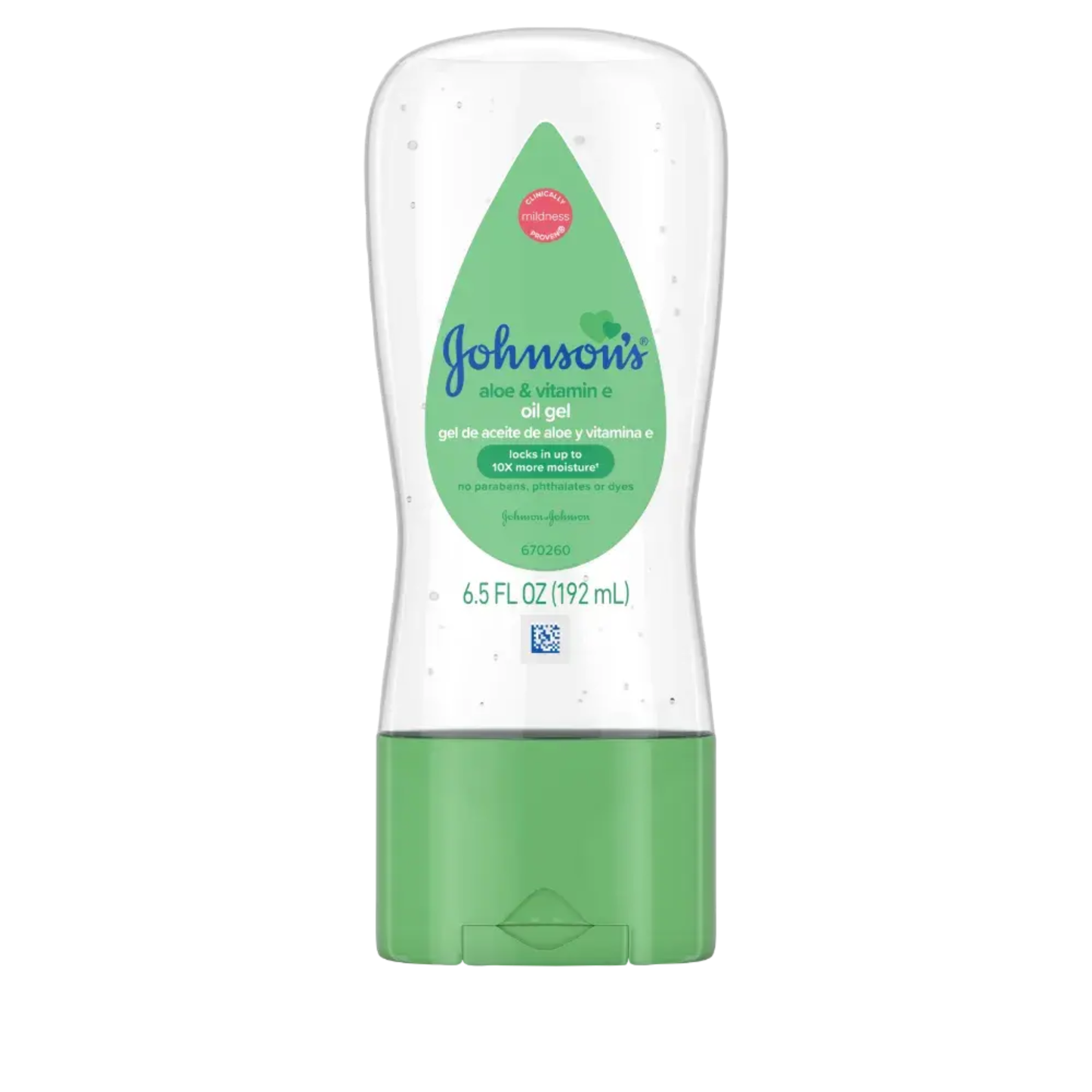 JOHNSON’S® Aloe And Vitamin E Baby Oil Gel. 192ML