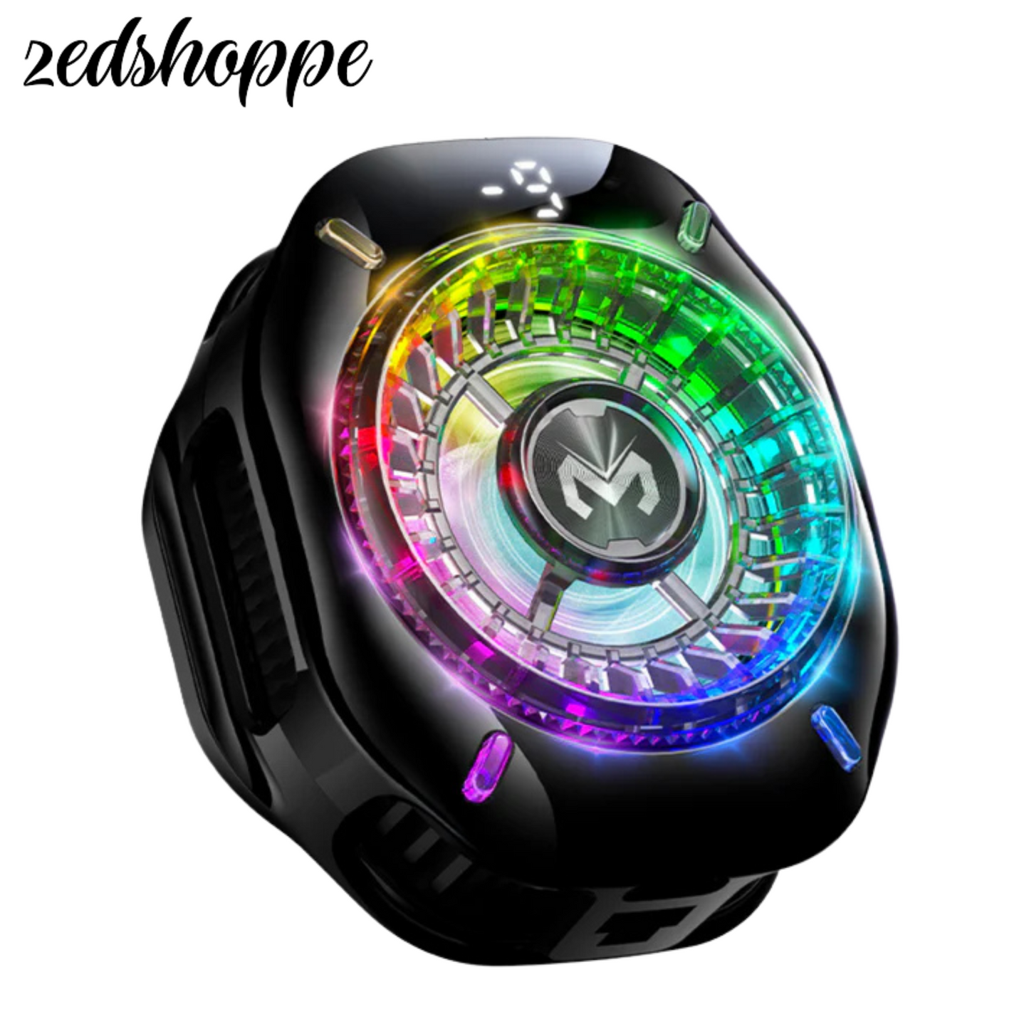MEMO CX 10 Magnetic Cooling Fan For iPhone, RGB Dual-Fan Cooler With Type-C.