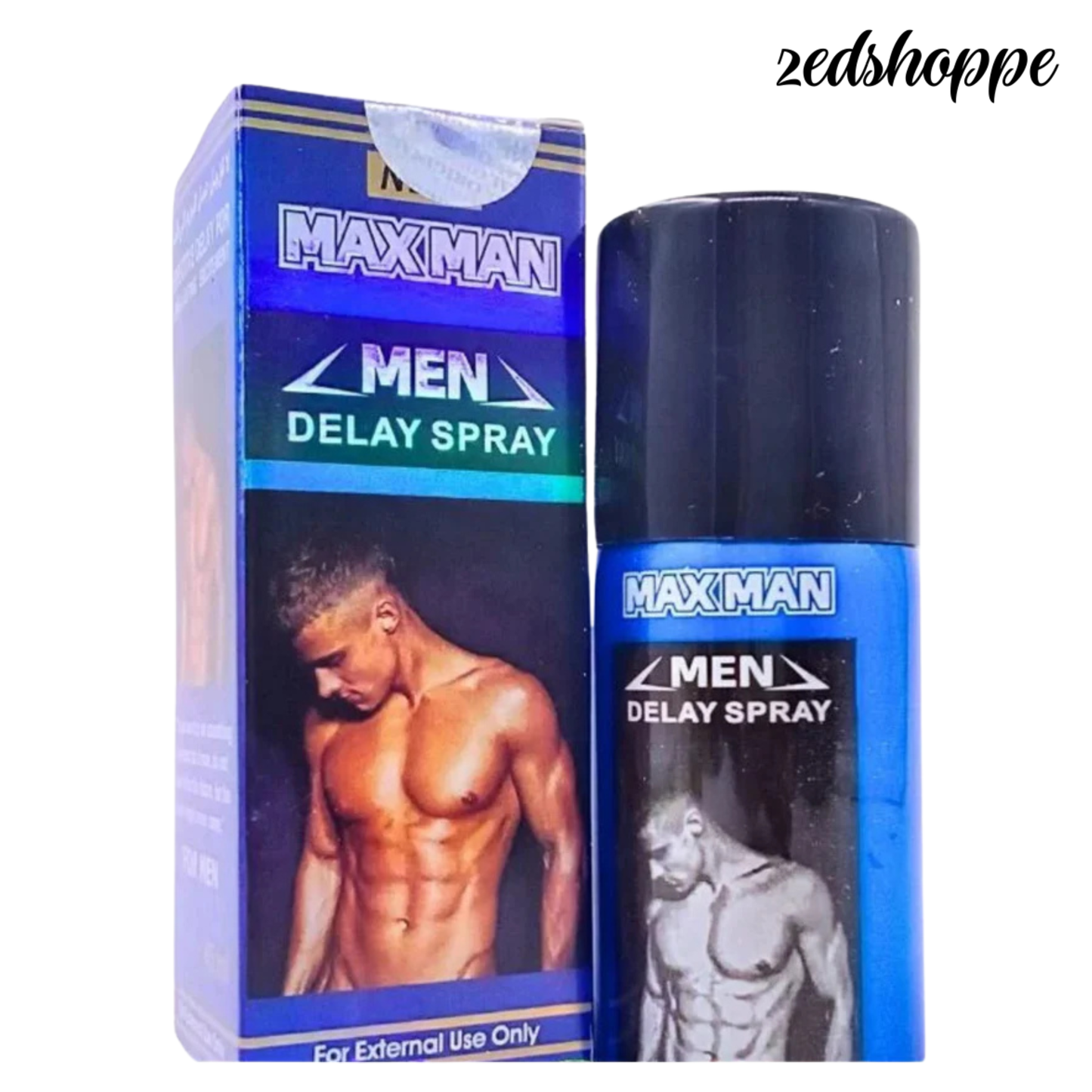 New Maxman Blue Delay Spray For Men.
