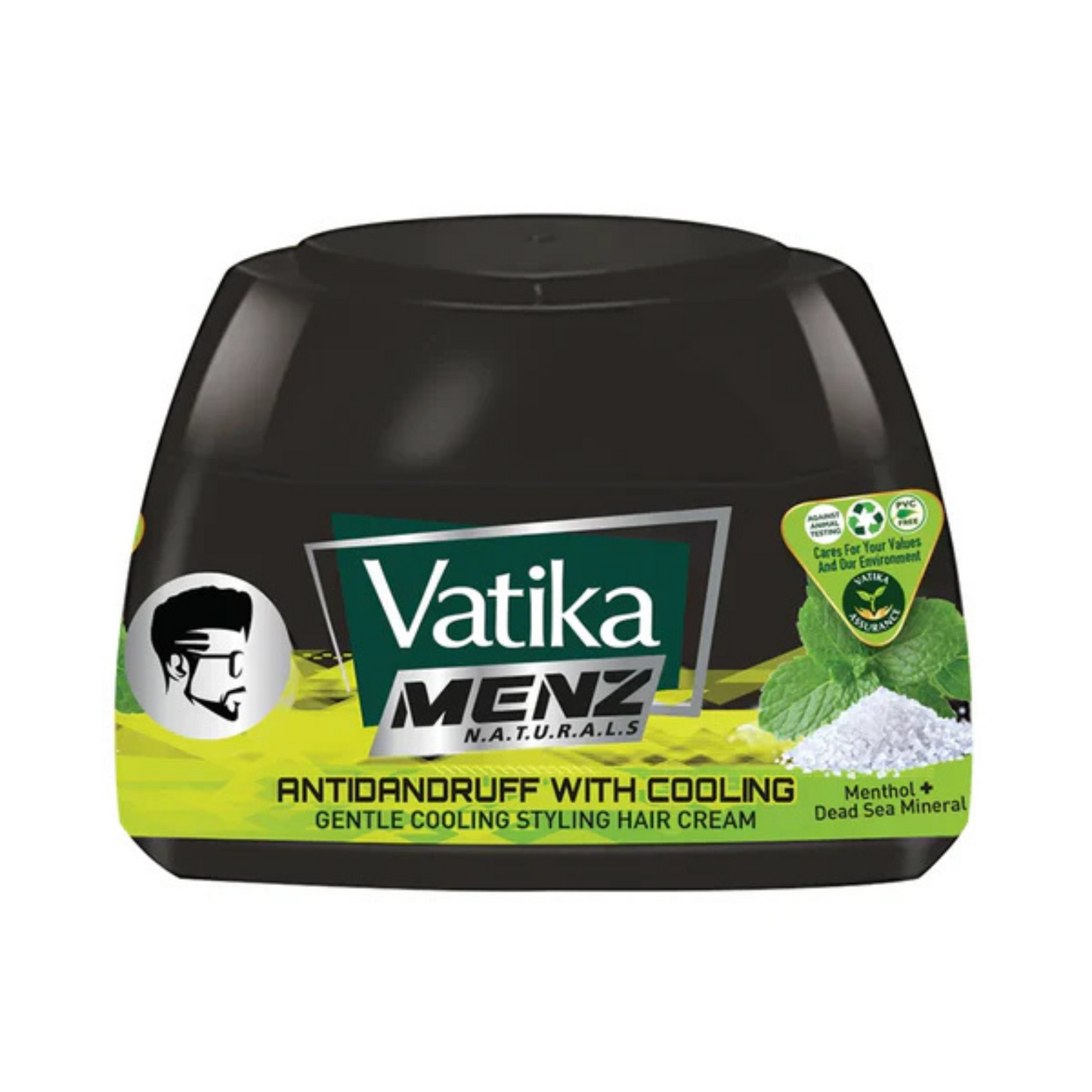 Vatika - Styling Hair Cream Men Anti-Dandruff With Cooling 140Ml - ZEDSHOPPE