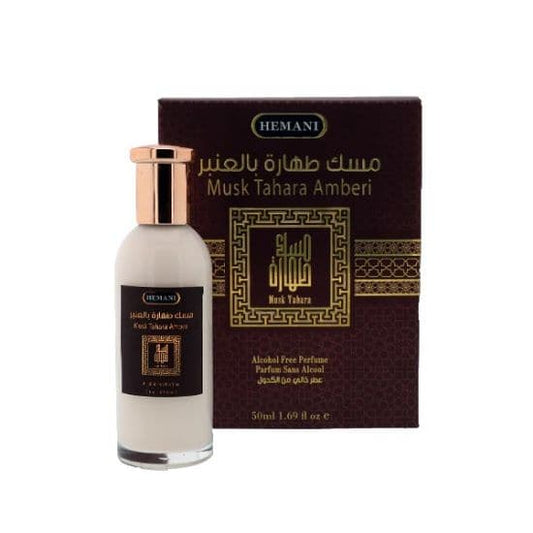 Hemani Musk Tahara Amberi – Alcohol-Free Perfume 50Ml.