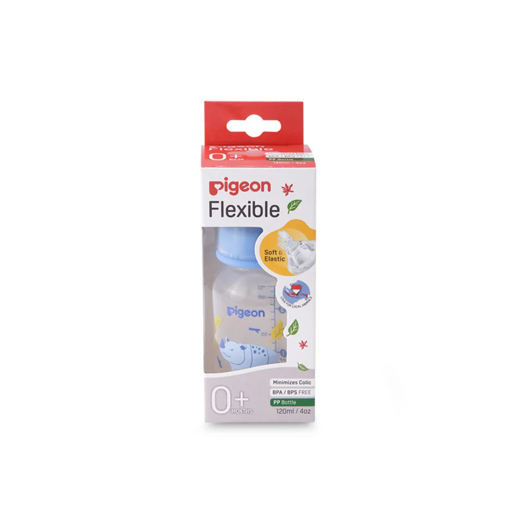 PIGEON COMPACT COLORFUL BABY BOTTLE 0+ MONTHS---ZEDSHOPPE
