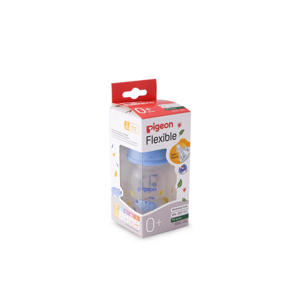 PIGEON COMPACT COLORFUL FLEXIBLE FEEDER 0+ MONTHS.---ZEDSHOPPE