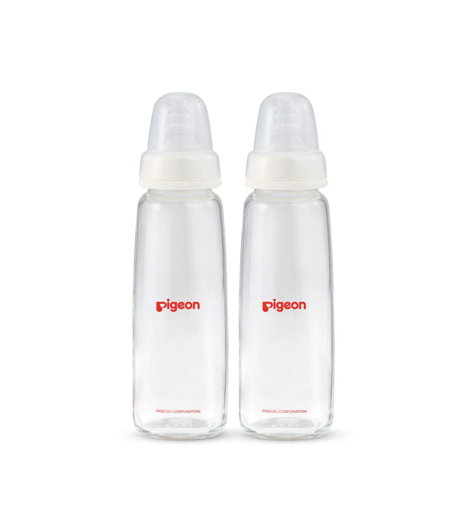 PIGEON FLEXIBLE PERISTALTIC NURSING BOTTLE – 240ML (2 PCS)-ZEDSHOPPE

