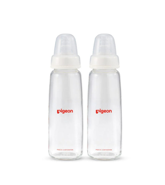 PIGEON FLEXIBLE PERISTALTIC NURSING BOTTLE – 240ML (2 PCS)-ZEDSHOPPE
