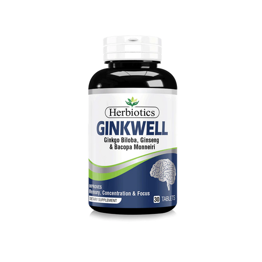 Herbiotics Ginkwell - 30 Tablets.