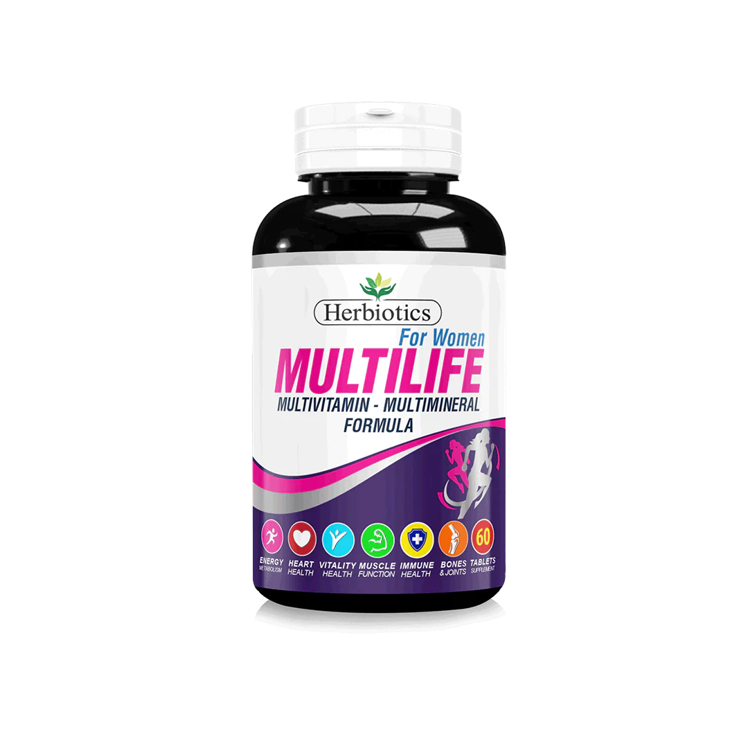 Herbiotics Multilife For Women - 60 Tablets.