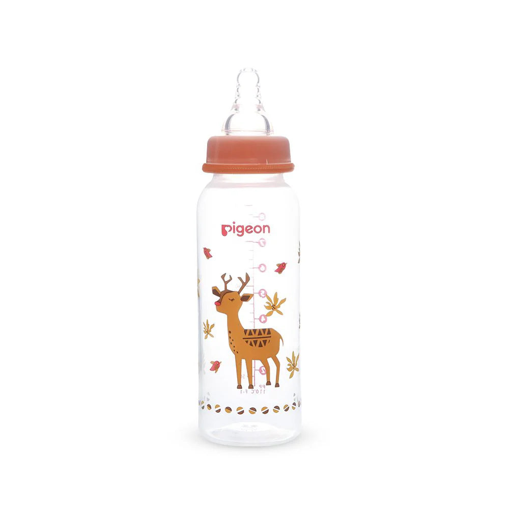 PIGEON COLORFUL ERGONOMIC BABY BOTTLE--zedshoppe