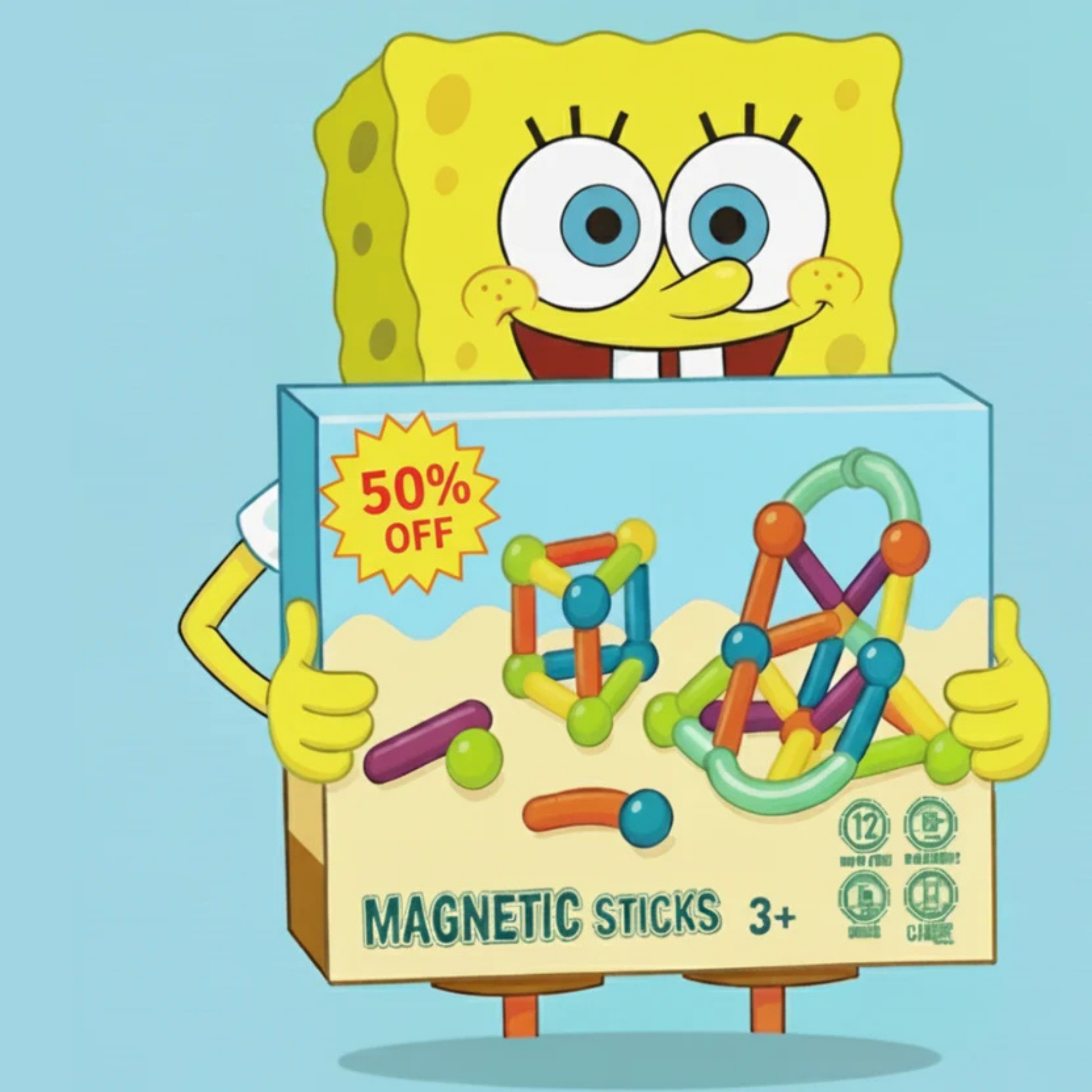 42 Pcs Magnetic Building Sticks - ZEDSHOPPE