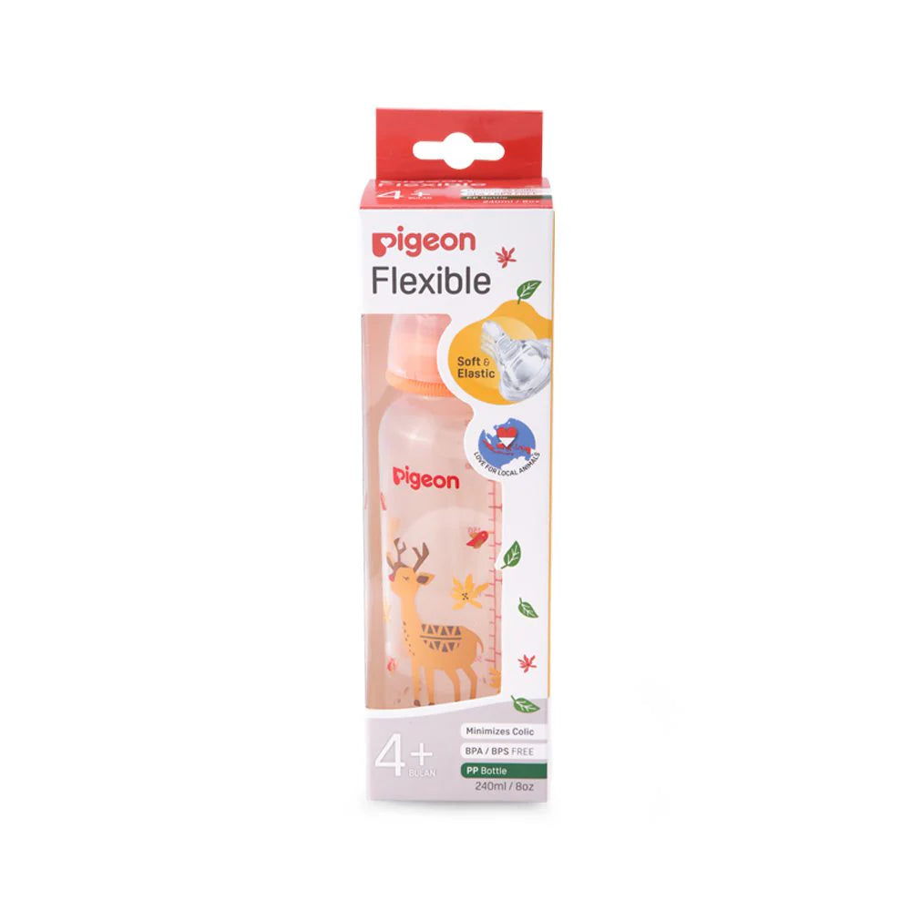 PIGEON COLORFUL ERGONOMIC BABY BOTTLE----zedshoppe