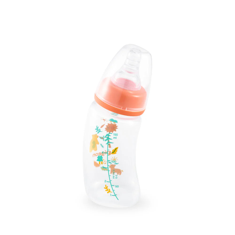 Pigeon Curve Standard Neck Nursing Bottle Pp 150ml Forest zedshopp