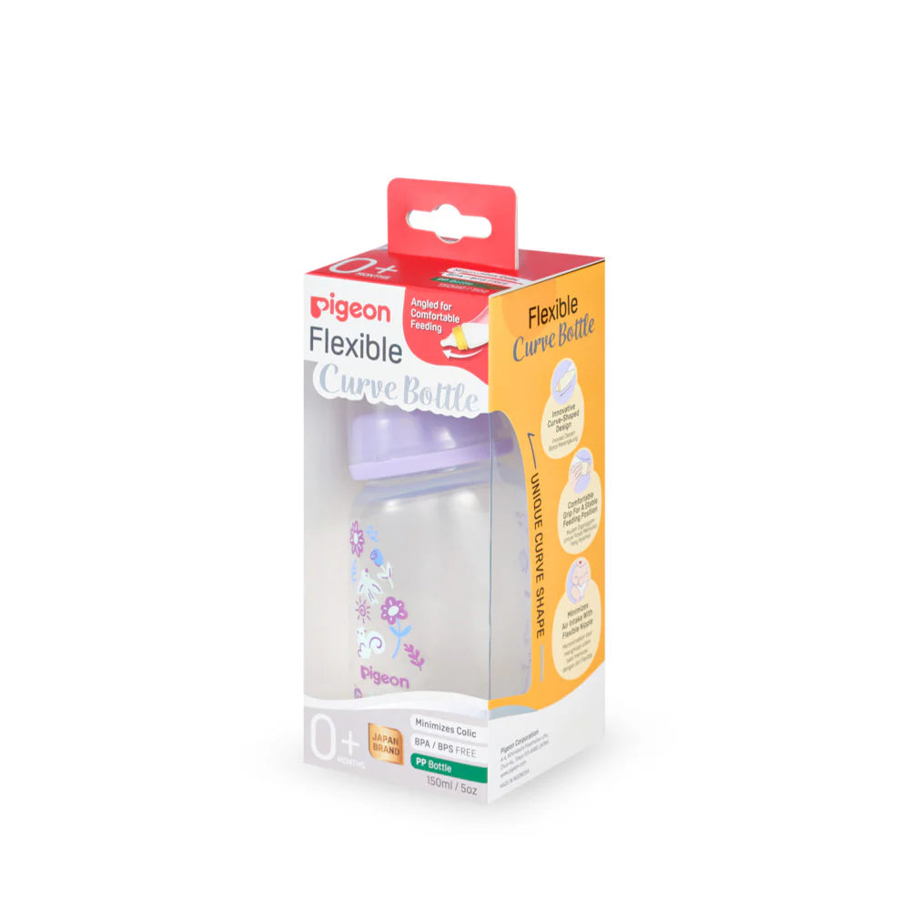 Pigeon Curve Standard Neck Nursing Bottle Pp 150ml Garden zedshoppe