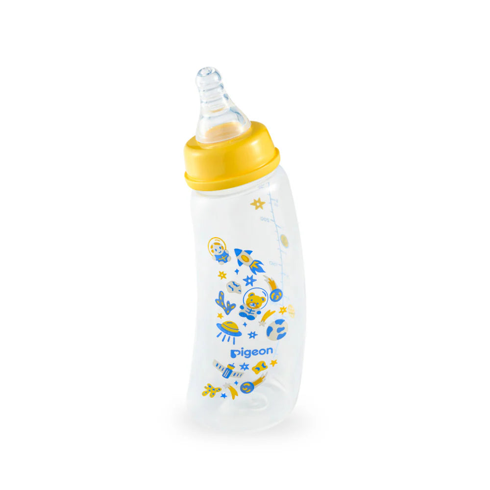 Pigeon Standard Neck Curve Nursing Bottle Pp 250ml Space zedshoppe