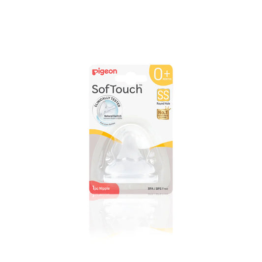 Softouch Wide Neck Nipple 1 Pc zedshoppe