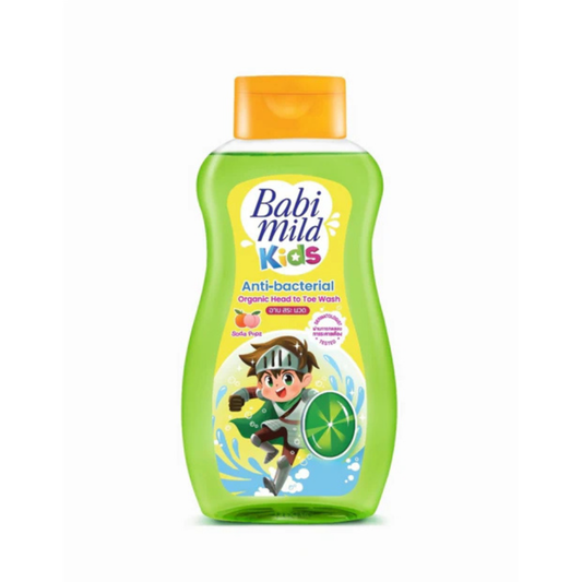 Baby Mild Kids Antibacterial Organic Head to Toe Wash Soda Popz 190 ml - ZEDSHOPPE