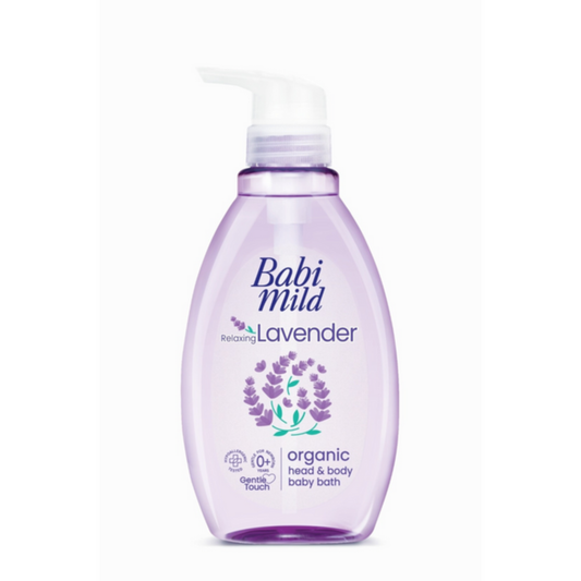 Baby Mild Relaxing Lavender Organic Head & Body Baby Bath 380 ml - ZEDSHOPPE
