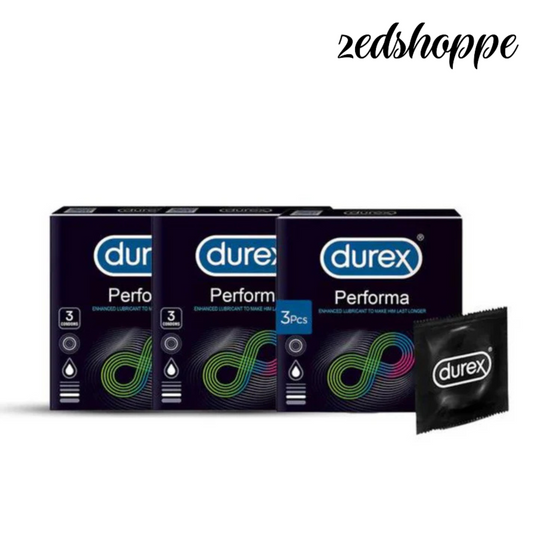 Bundle - Pack Of 3 Durex - Performa  Condoms (3's).