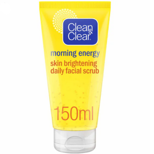 Clean & Clear Daily Facial Scrub Skin Brightening Morning Energy 150Ml - ZEDSHOPPE