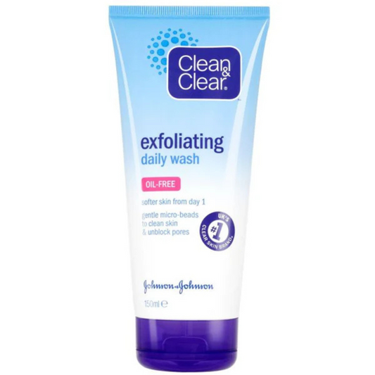 Clean & Clear Exfoliating Daily Wash 150Ml - ZEDSHOPPE