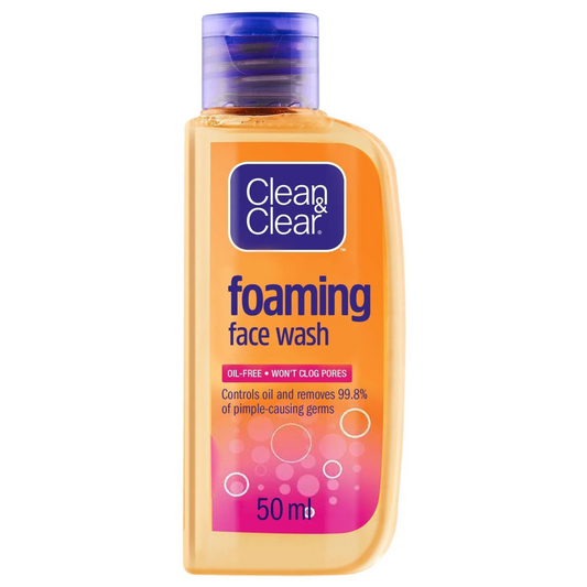Clean & Clear Foaming Face Wash 50Ml. - ZEDSHOPPE