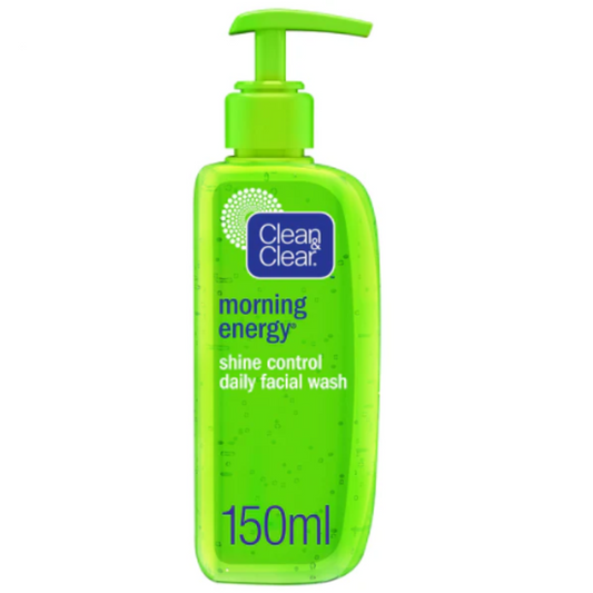 Clean & Clear Morning Energy Shine Control Daily Facial Wash - ZEDSHOPPE