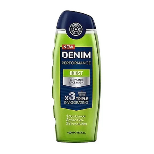 Denim - Body And Face Wash Boost 400Ml - ZEDSHOPPE