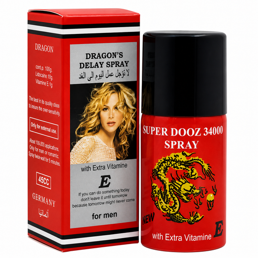 Dooz Dragon 34000 Men's Delay Spray - Imported (Germany).