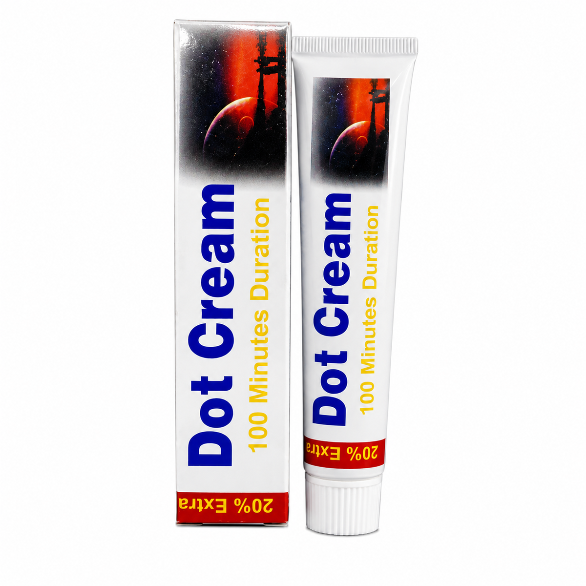 Dot Herbal Delay Cream tube. Local made formula Pakistan - ZEDSHOPPE®