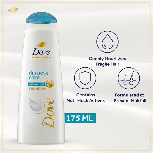 Dove Dryness Care Shampoo - 175 ml - ZEDSHOPPE