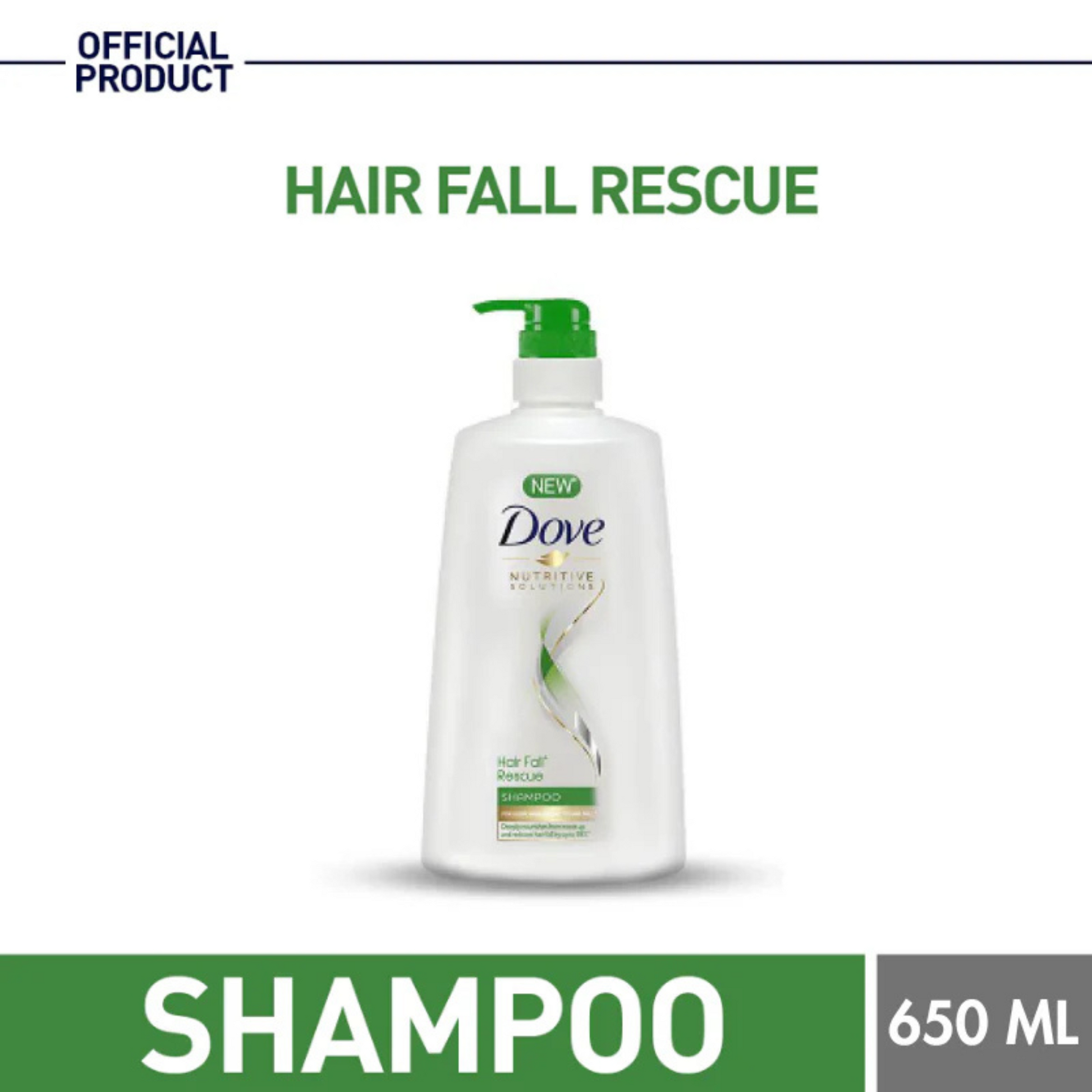 Dove Hair Fall Rescue Shampoo - 650ml - ZEDSHOPPE