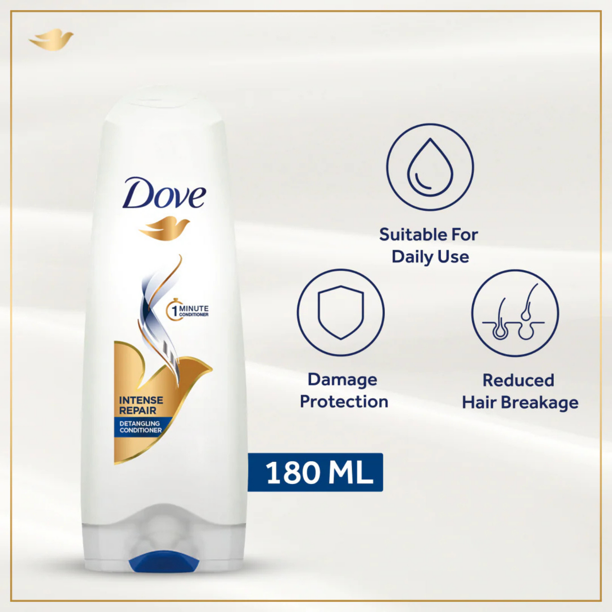 Dove Intense Repair Conditioner - 180ml - ZEDSHOPPE
