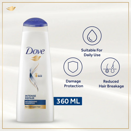 Dove Intense Repair Shampoo - 360ML - ZEDSHOPPE