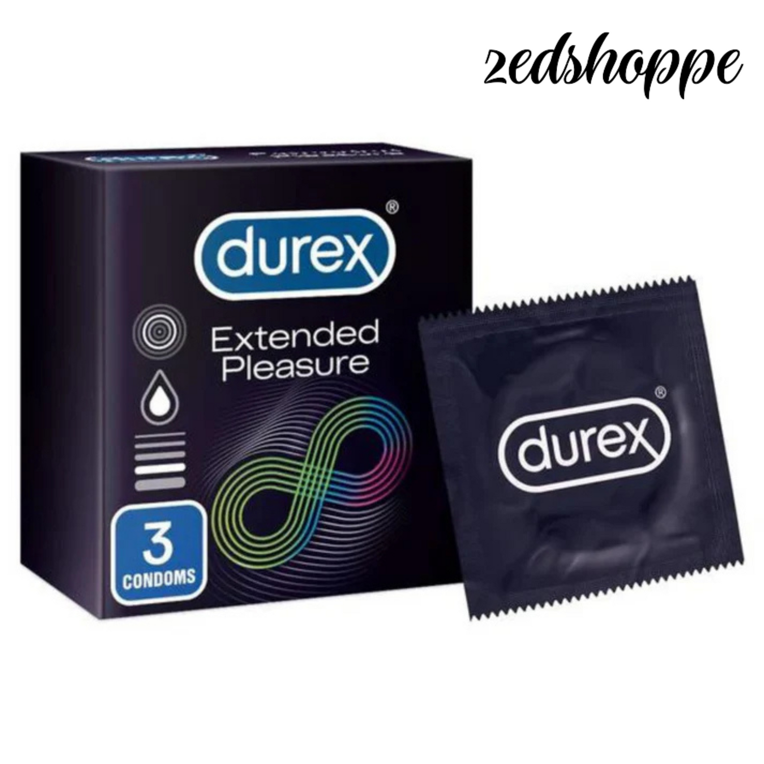 Durex Extended Pleasure Condoms (3's).