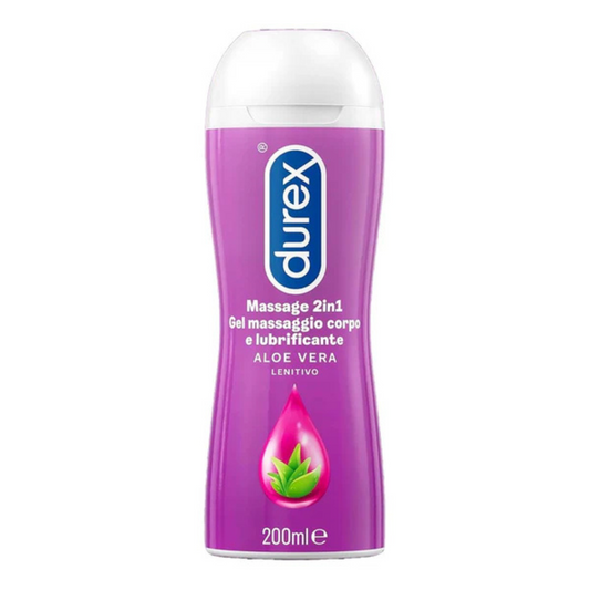 Durex Massage 2-in-1 Gel with Aloe Vera, 200ml - ZEDSHOPPE
