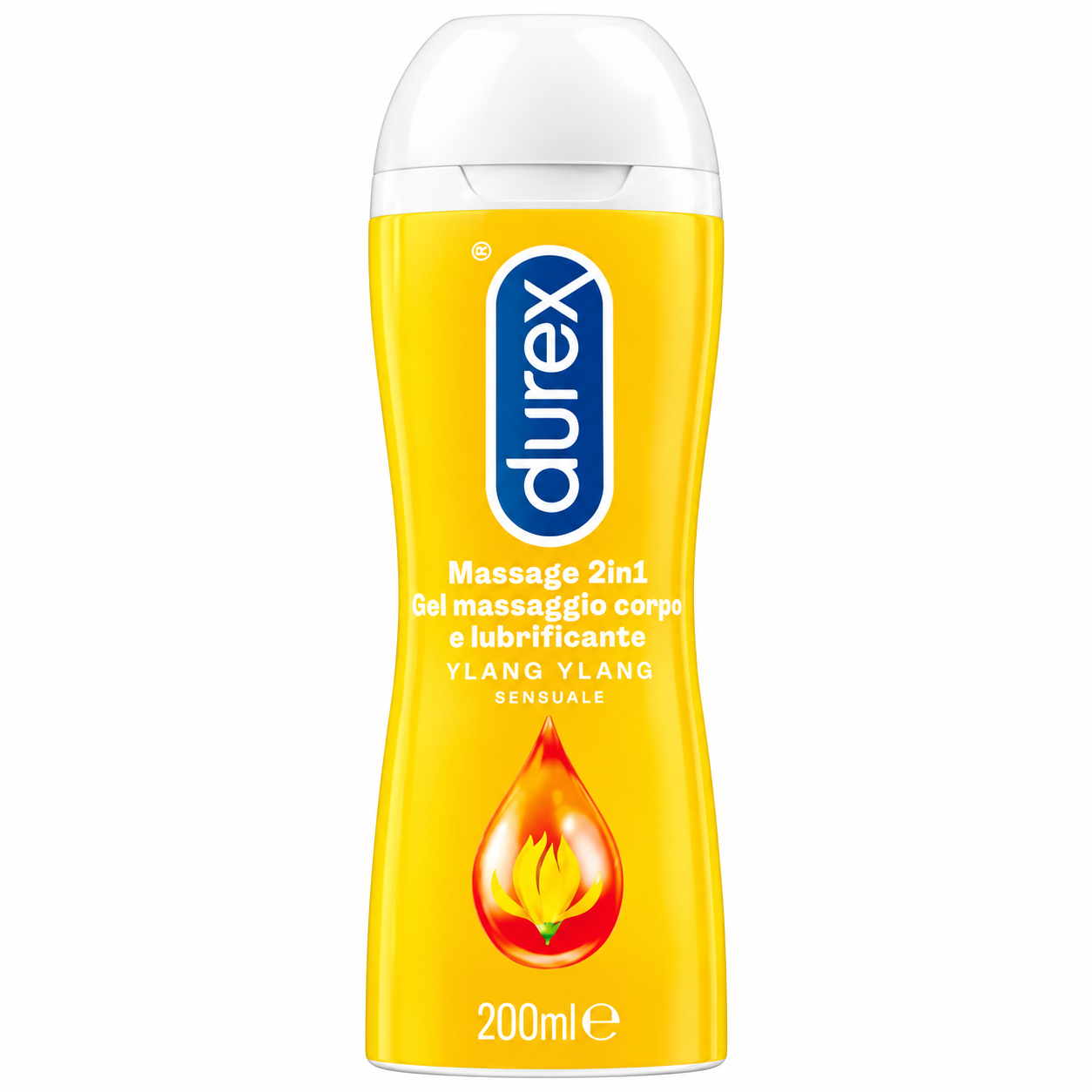 Durex Massage 2-in-1 Ylang Ylang Sensuale Gel 200ml bottle. Genuine Durex Pakistan - ZEDSHOPPE®