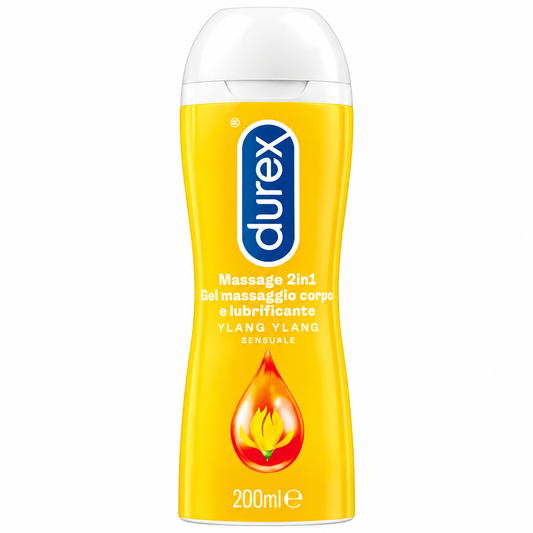 Durex Massage 2-in-1 Ylang Ylang Sensuale Gel 200ml bottle. Genuine Durex Pakistan - ZEDSHOPPE®